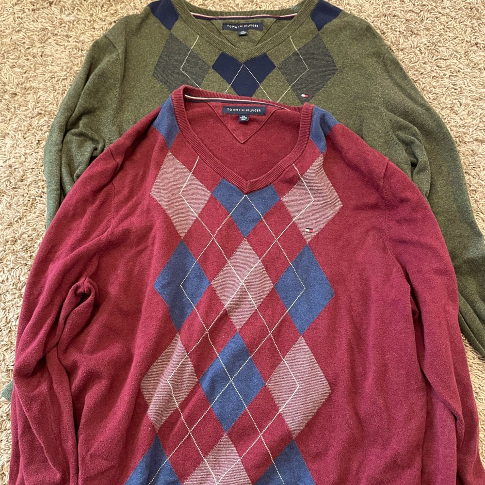 Tommy Hilfiger Argyle sweaters